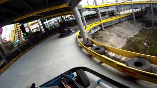 Fun Spot America Gokarting in Orlando FL  Quad Helix [upl. by Adnyl]