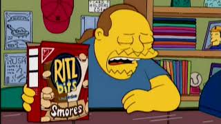 Ritz Bits Simpsons commercial [upl. by Nickolai]