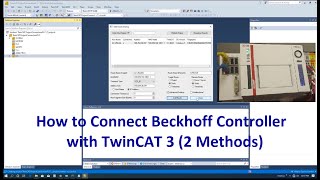 BK04 How to Connect Beckhoff Controller using TwinCAT 3 2 Scenarios [upl. by Edgell934]