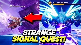 STRANGE SIGNAL SECRET QUEST WHAT TO DO  DESTINY 2 BEYOND LIGHT [upl. by Bolten613]