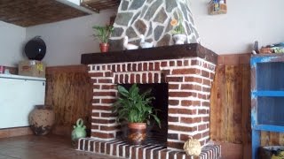 Como hacer una Chimenea  How to make a fireplace [upl. by Aneerahs]