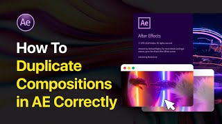 The FASTEST Way to Duplicating Compositions in After Effects [upl. by Aduhey]