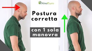 Postura corretta con 1 sola manovra [upl. by Yssac]