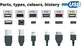 USB ports cables and colours explained [upl. by Trudi45]