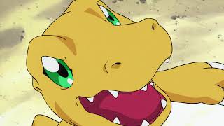 Agumon evolves into Greymon for the first time [upl. by Oibesue]