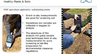 Portable XRF for Monitoring Plants and Soils [upl. by Fulton]