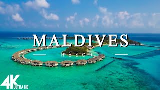 FLYING OVER MALDIVES 4K UHD  Relaxing Music Along With Beautiful Nature Videos4K Video Ultra HD [upl. by Nelrac]