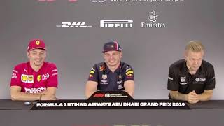 Walter Koster’s long question  Abu Dhabi Pre Race Press Conference [upl. by Ardnovahs]