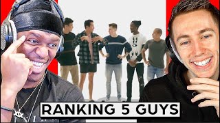 Ranking Men By Attractiveness  5 Guys vs 5 Girls [upl. by Silloh919]