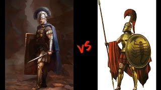 Spartans VS Roman Legionnaire  Training and Equipment  History That Changed the World  002 [upl. by Inatsed]