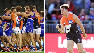 When Dogs and Giants collide The AFLs most explosive rivalry  20162020  AFL [upl. by Sinylg]