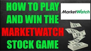 How To Win The MarketWatch Stock Market Game [upl. by Liggett275]