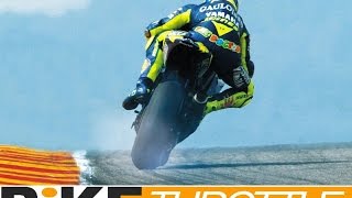 Greatest MotoGP Slides In History Valentino Rossi CRAZY Drifts DriveTribe [upl. by Caren]