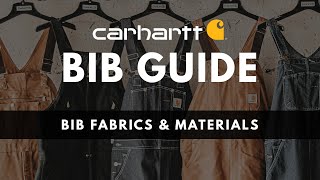 A Closer Look at Carhartt Bib Materials [upl. by Leiand]