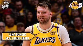 HIGHLIGHTS from Luka Doncics LAKERS DEBUT 🔥  NBA on ESPN [upl. by Ennasus]