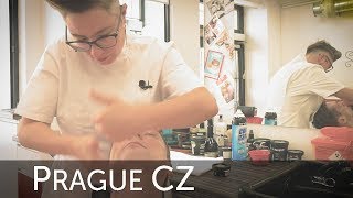 💈 Barberette Prague  No Blade Shaving amp Face Massage Experience [upl. by Annavoeg]