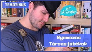 Nyomozós társasjátékok [upl. by Antonin]