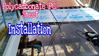 Paano Mag Install ng PC Polycarbonate Sheet [upl. by Niveek]