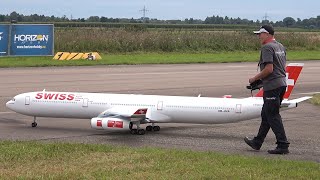 RC Airbus A340300 With 4 Jet Turbines [upl. by Desdemona]