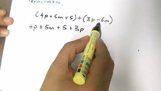 Algebra Tingkatan 1 Ungkapan Algebra [upl. by Ahsar62]