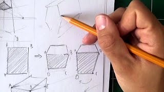 Draw 3D Shapes in Perspective From Imagination ✏️ [upl. by Patrice]