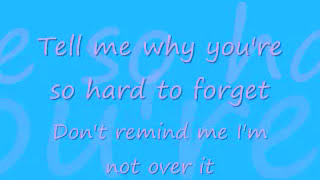 A Little Too Not Over You by David Archuleta with lyrics [upl. by Lilia]