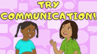 TRY COMMUNICATION  Kids Communication Song  Verbal Skills 1 [upl. by Aihseyt289]