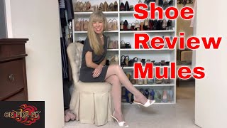 Mules High Heels I Shoe Review I Relationships [upl. by Ashjian]