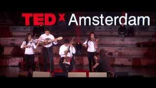 The world sends us garbage we send back music Favio Chavez at TEDxAmsterdam [upl. by Nired]