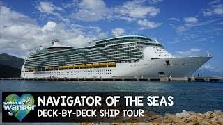 Navigator of the Seas  Spacious Panoramic Ocean View Stateroom Tour amp Review 4K  Royal Caribbean [upl. by Nosliw]