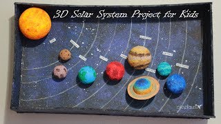 How to make 3D Solar System Project for Science Fair or School [upl. by Tebor]