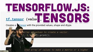 62 TensorFlowjs Tensors  Intelligence and Learning [upl. by Mchugh]