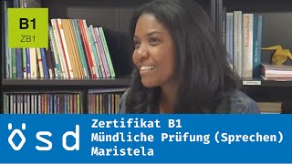 ÖSD Zertifikat B1 – Mündliche Prüfung Sprechen [upl. by Ruthi]