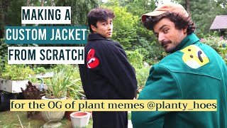 Making a Custom Jacket From Scratch for plant meme legend plantyhoes [upl. by Ransell416]