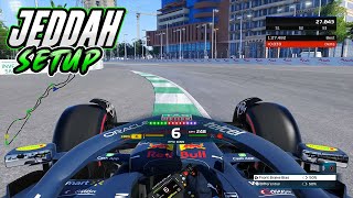 F1 22 JEDDAH HOTLAP  SETUP 127422 [upl. by Zoubek]