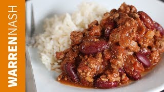 Chilli Con Carne Recipe  Easy Mexican favourite  Recipes by Warren Nash [upl. by Bale]