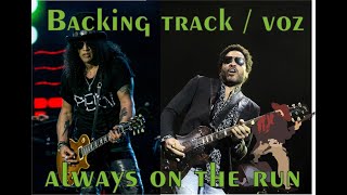 Lenny Kravitz  always on the run  Backing Track  con voz [upl. by Letsyrc]