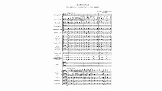 Dvořák quotCarnivalquot Overture Op 92 B 169 with Score [upl. by Airam374]