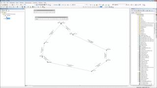 How to Draw a Deflection Angle Traverse in ArcMap [upl. by Sherrer705]