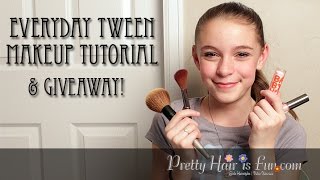 EVERYDAY TWEEN MAKEUP 💄 TUTORIAL [upl. by Ytinirt]