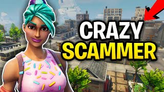 Crazy Weird Kid Loses Rich Inventory Scammer Get Scammed Fortnite Save The World [upl. by Shamus847]