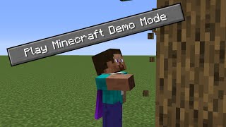 I beat Minecraft Demo Mode [upl. by Okuy]