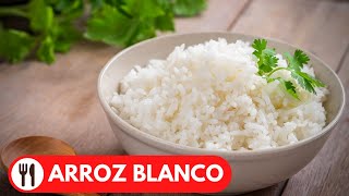 🇵🇪ARROZ BLANCO PERFECTO  RECETA PERUANA  SUPER FACIL Y DELICIOSA [upl. by Asiuqram]