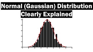 The Normal Gaussian Distribution  Clearly Explained [upl. by Adolphe]