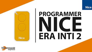 Comment programmer votre télécommande NICE ERA INTI 2 [upl. by Cochrane]