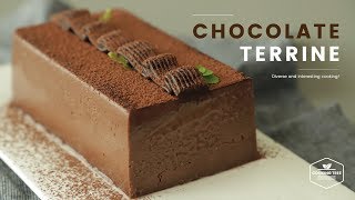 초콜릿 테린느 만들기  Chocolate Terrine Recipe  テリーヌショコラ Cooking tree 쿠킹트리Cooking ASMR [upl. by Celisse]