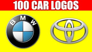 CAR LOGOS and NAMES  Learn the Logos of 100 Best Car Brands [upl. by Binette]