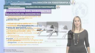 Valoración articular Lectura del goniómetro [upl. by Ayanal]