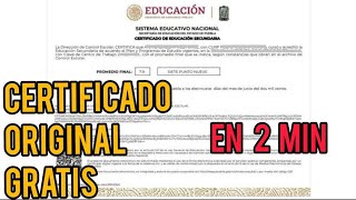 Como Descargar Certificado original Legalizado Secundaria Bachillerato Prescolar Primaria Gratis [upl. by Alyakam735]