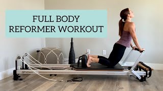 Pilates Reformer Workout  Full Body  Intermediate [upl. by Nezam]